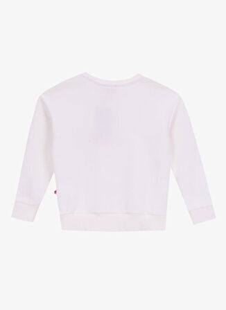 Barbie Desenli Kız Çocuk Ekru Sweatshırt BRB5WG-SWT6028