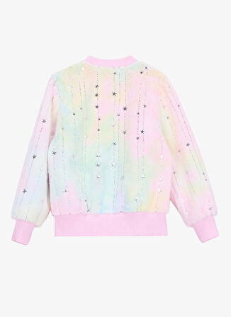 Barbie Fermuarlı Yaka Çok Renkli Kız Çocuk Sweatmont BRB5WG-SWT6200