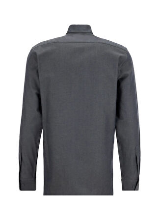 Fabrika Slim Fit Gömlek Yaka Düz Haki Erkek Gömlek F5WM-GML 2574