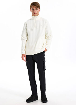 Jeep Polar Sweatshırt, M, Ekru