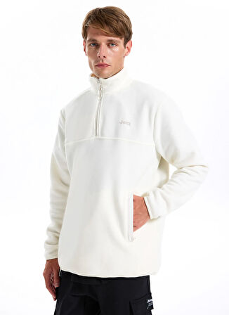 Jeep Polar Sweatshırt, M, Ekru