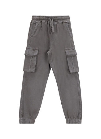 Jeep Lastikli Bel Lastikli Paça Haki Erkek Çocuk Pantolon J5WB-PNT7852