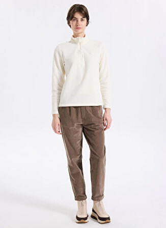 Discovery Expedition D5WL-PNT3449 Açık Kahve Relaxed Düz Kadın Pantolon