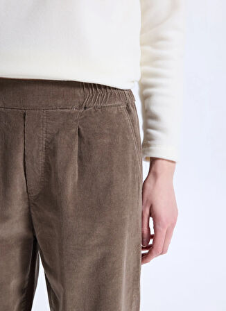 Discovery Expedition D5WL-PNT3449 Açık Kahve Relaxed Düz Kadın Pantolon