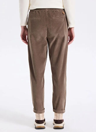 Discovery Expedition D5WL-PNT3449 Açık Kahve Relaxed Düz Kadın Pantolon