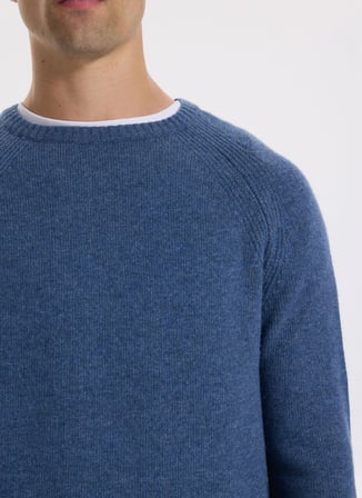 Fabrika Mavi Erkek Bisiklet Slim Fit Kazak F5WM-KZK 2331