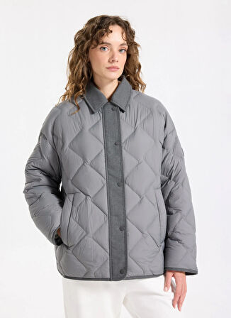 Jeep Antrasit Kadın Mont J5WL-MNT7162