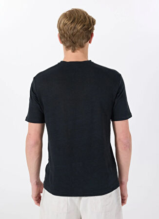 Mr. Mood Bisiklet Yaka Siyah Erkek T-Shirt MR FIGUI