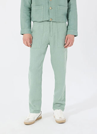 Mr. Mood Standart Bel Normal Paça Standart Yeşil Erkek Pantolon MR BRICKELL PANTS