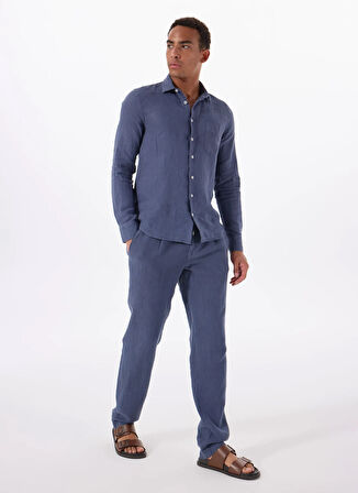 Mr. Mood Lastikli Bel Normal Paça Standart Lacivert Erkek Pantolon MR ROG PANTS