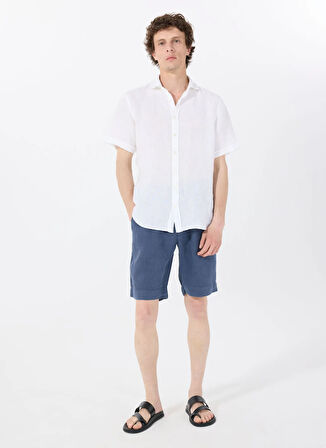 Mr. Mood Lastikli Bel Standart Lacivert Erkek Bermuda Şort MR ROG SHORT