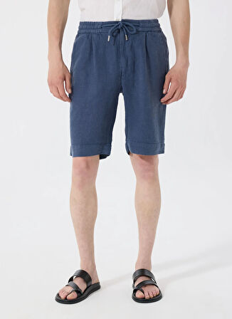 Mr. Mood Lastikli Bel Standart Lacivert Erkek Bermuda Şort MR ROG SHORT