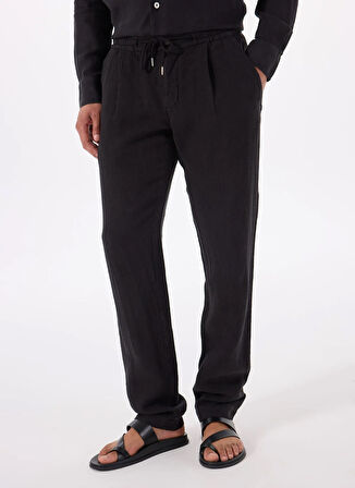 Mr. Mood Lastikli Bel Normal Paça Standart Siyah Erkek Pantolon MR ROG PANTS