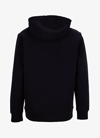 Discovery Expedition D5WM-SWT3998 Siyah Kapüşon Yaka Relaxed Düz Erkek Sweatshırt