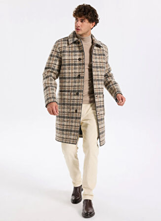 Fabrika Çok Renkli Erkek Palto F5WM-PLT 2563