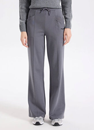 Discovery Expedition D4WL-EA3042 Antrasit Flare Düz Kadın Eşofman Altı