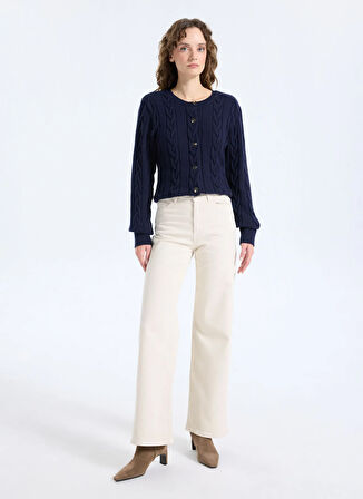 Jeep Lacivert Kadın Hırka J5WL-HRK7133