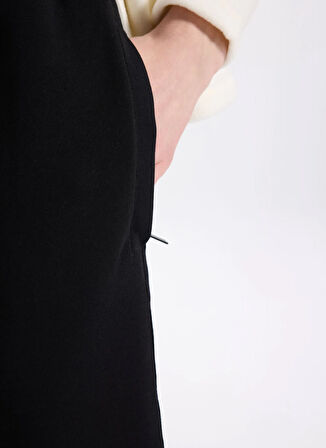 Discovery Expedition D5WL-EA3583 Siyah Relaxed Düz Kadın Eşofman Altı