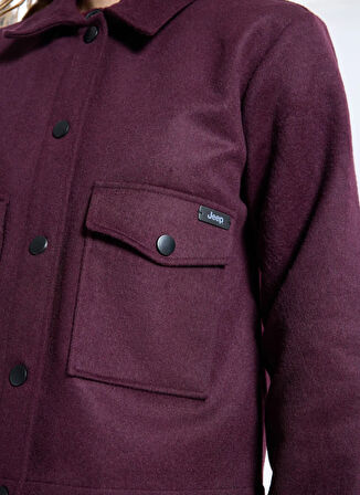 Jeep Relaxed Mürdüm Kadın Ceket J5WL-CKT7066