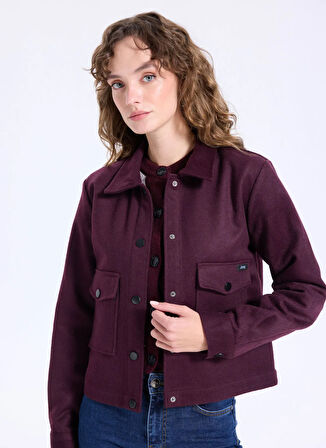 Jeep Relaxed Mürdüm Kadın Ceket J5WL-CKT7066