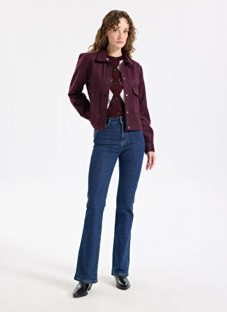 Jeep Relaxed Mürdüm Kadın Ceket J5WL-CKT7066