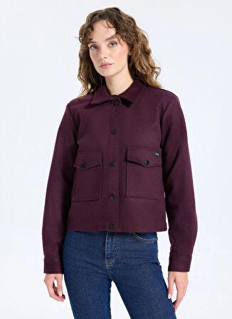 Jeep Relaxed Mürdüm Kadın Ceket J5WL-CKT7066