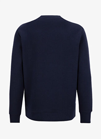 Discovery Expedition D5WM-SWT3987 Lacivert Bisiklet Yaka Relaxed Düz Erkek Sweatshırt