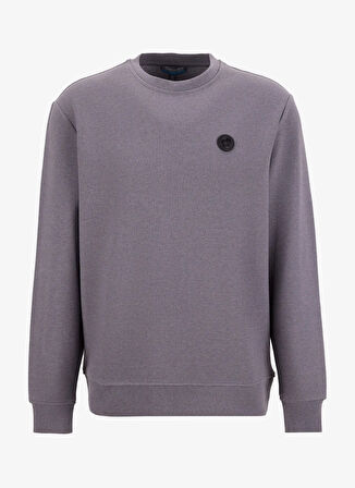 Discovery Expedition D5WM-SWT3987 Antrasit Bisiklet Yaka Relaxed Düz Erkek Sweatshırt