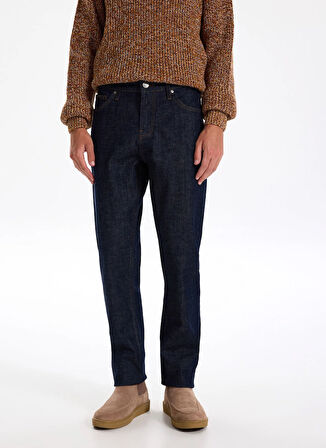 Jeep Normal Bel Düz Paça Slim Fit Koyu Lacivert Erkek Denim Pantolon J5WM-PNT7869