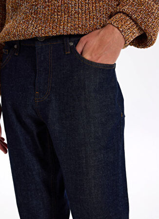 Jeep Normal Bel Düz Paça Slim Fit Koyu Lacivert Erkek Denim Pantolon J5WM-PNT7869