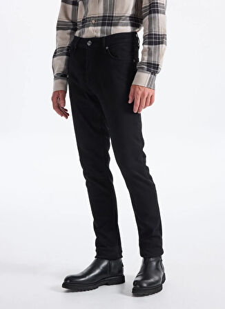Fabrika Normal Bel Normal Paça Slim Fit Siyah Erkek Denim Pantolon F5WM-PNT 2850