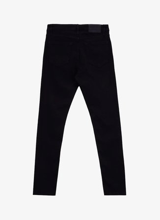 Fabrika Normal Bel Normal Paça Slim Fit Siyah Erkek Denim Pantolon F5WM-PNT 2850