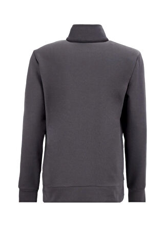 Fabrika Bato Yaka Düz Antrasit Erkek Sweatshırt FC4WM-SWT 2233.