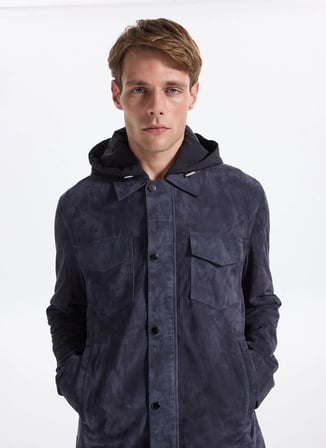Fabrika Mavi Erkek Slim Fit Deri Mont F5WM-MNT 2434