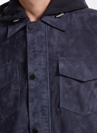 Fabrika Mavi Erkek Slim Fit Deri Mont F5WM-MNT 2434