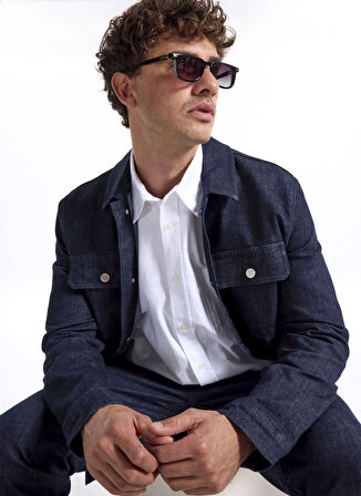 Fabrika Lacivert Erkek Denim Ceket F5WM-CKT 2309