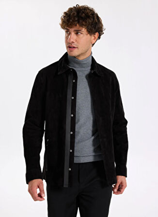 Fabrika Siyah Erkek Deri Mont F5WM-MNT 2436