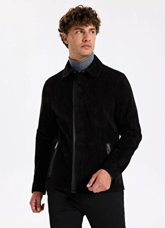 Fabrika Siyah Erkek Deri Mont F5WM-MNT 2436