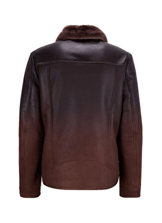 Fabrika Kahve Erkek Deri Mont F5WM-MNT 2329