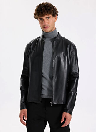 Fabrika Siyah Erkek Deri Mont F5WM-MNT 2502