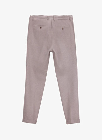 Fabrika Bağlamalı Bel Duble Paça Jogger Vizon Erkek Pantolon F5WM-PNT 2433