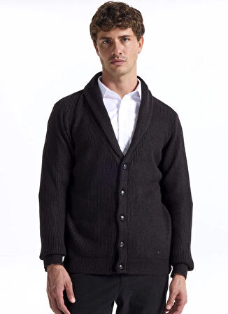 Fabrika Siyah Erkek Hırka F5WM-HRK 2267