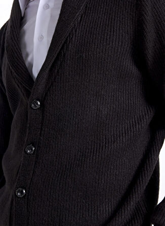 Fabrika Siyah Erkek Hırka F5WM-HRK 2267