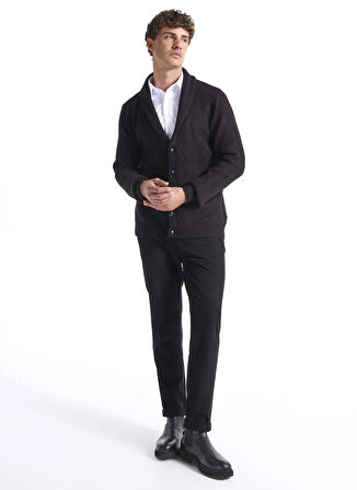 Fabrika Siyah Erkek Hırka F5WM-HRK 2267