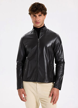 Fabrika Kahve Erkek Deri Mont F5WM-MNT 2502