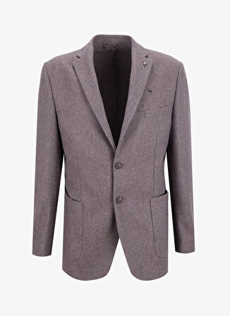 Fabrika Slim Fit Vizon Erkek Diyagonal Ceket LEKA