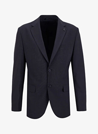 Fabrika Normal Bel Slim Fit Siyah Erkek Takım Elbise OXFORD- 2- P- B- CITY