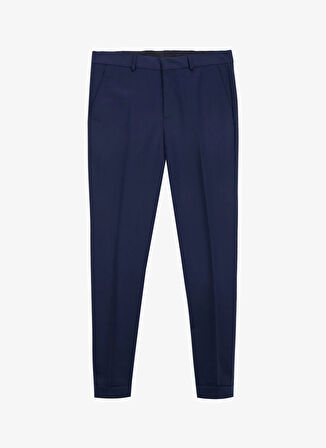 Fabrika Normal Bel Slim Fit Lacivert Erkek Takım Elbise SOHO- P- B- CITY DB