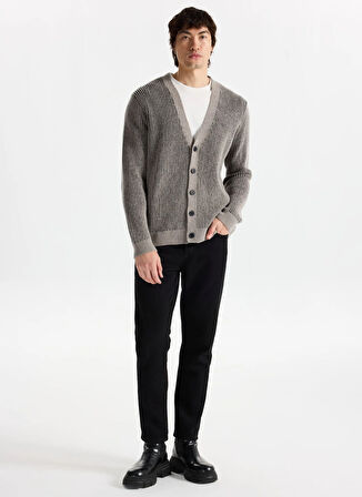 Mustang Fitilli Vizon Erkek Hırka M5WM-HRK1565