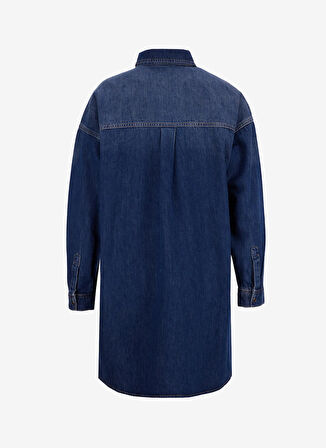 Mavi Kadın Yıkamalı Denim Elbise M5WL-ELB1085